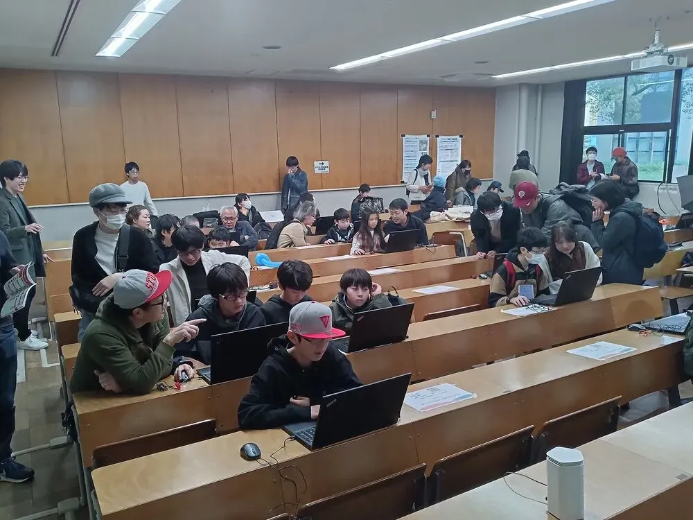 企画を体験している様子